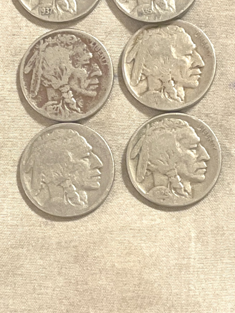 6 lot  Buffalo Coin Set